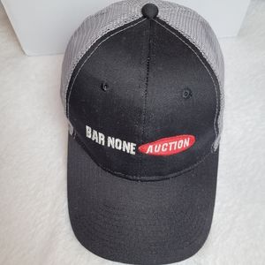 Bar None Auction Black & Grey Snap Adjustable Cap One Size Fits All